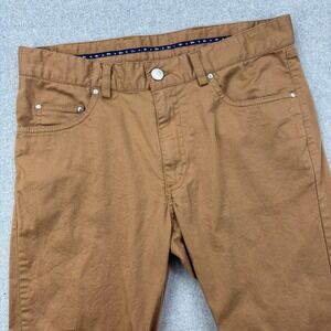 Paul & Shark Yachting Chino Pants Mens 29x28 Brown Shark Fit Cotton Blend